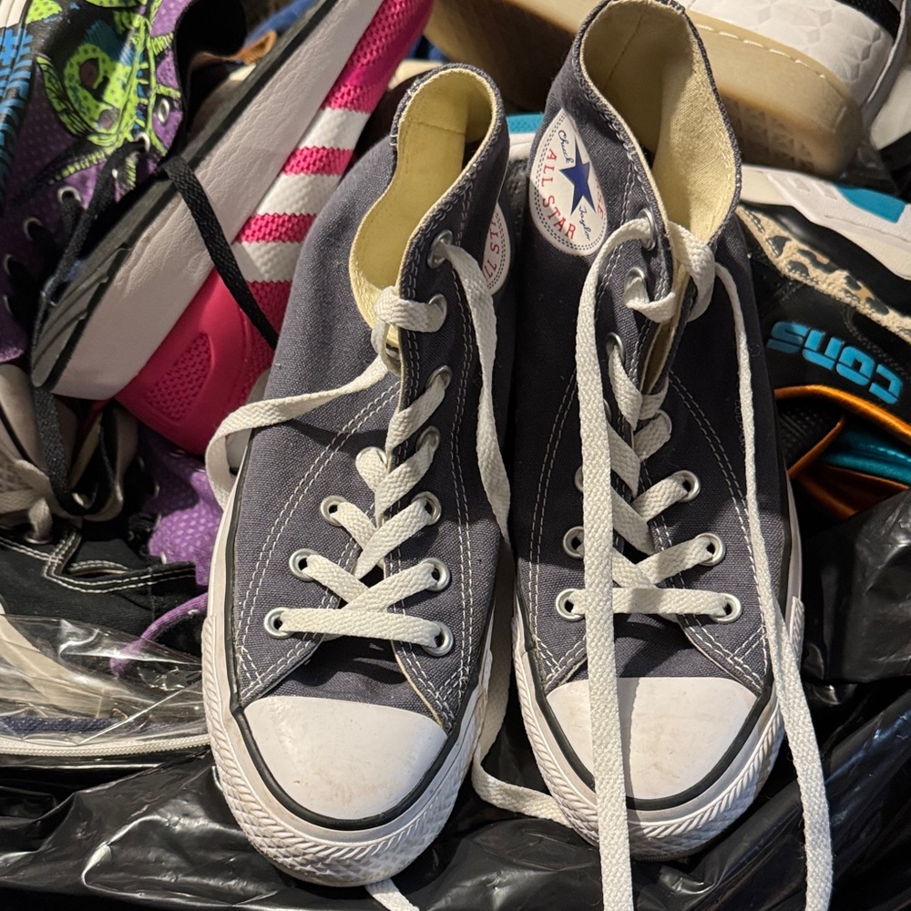 Converse High-Top Sneakers - Gray